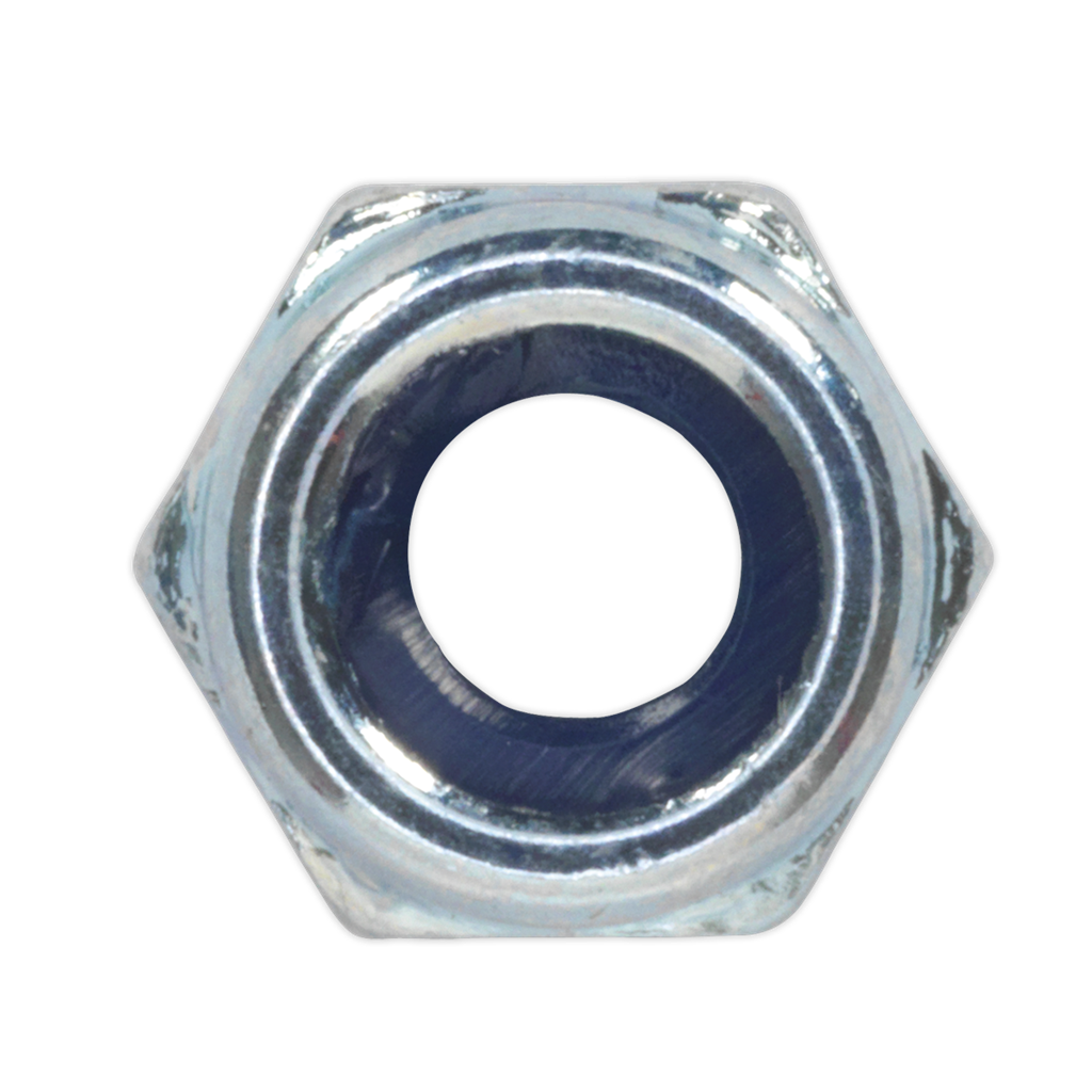 Zinc Plated Nylon Locknut M5, DIN 982 - Pack of 100