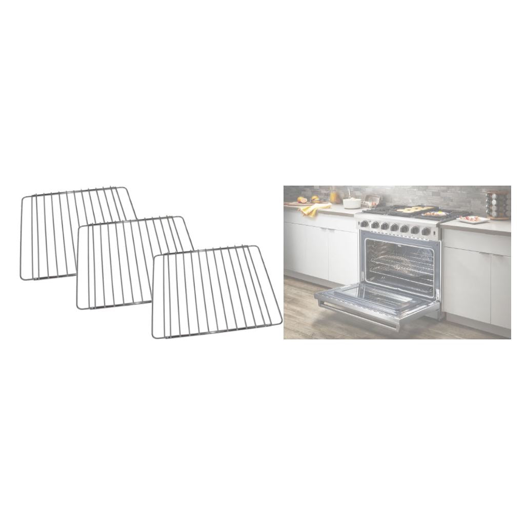3 x Universal Extendable Oven, Cooker & Grill Shelf Grid Racks | Adjustable 350–560mm | Compatible by Ufixt