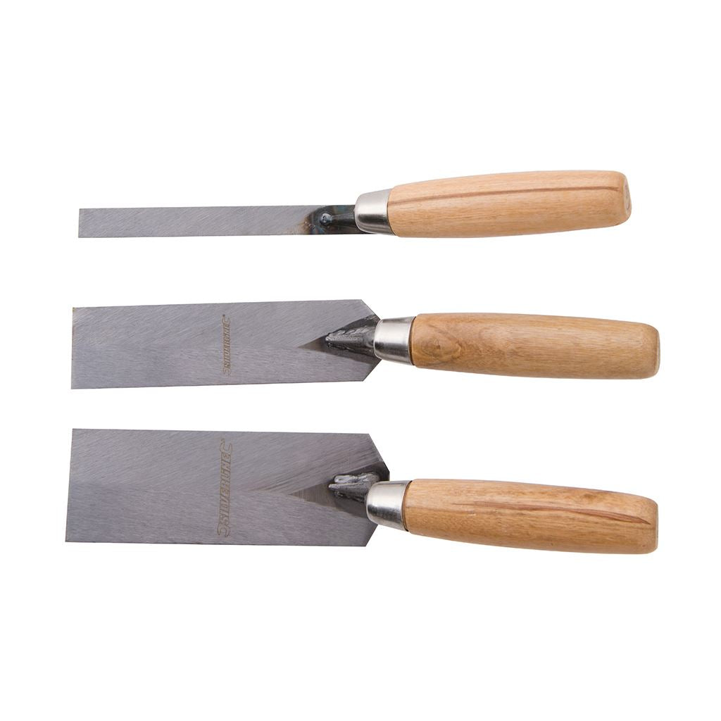 Silverline Margin Trowel Set 3pce - 13, 38, 51mm