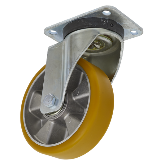 160mm Castor Wheel with Swivel Plate