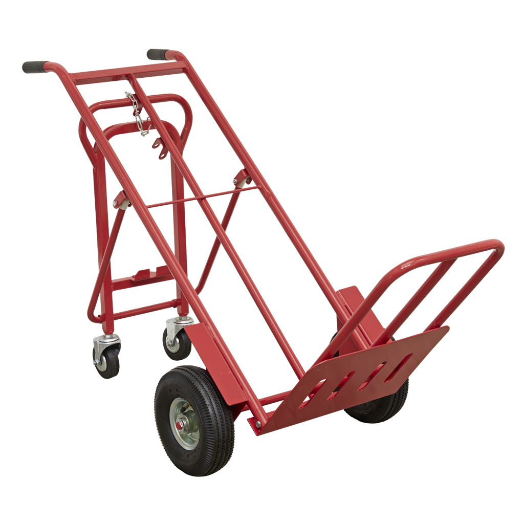 3-in-1 Sack Truck with Pneumatic Tyres 250kg Capacity