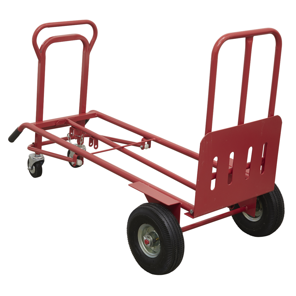 3-in-1 Sack Truck with Pneumatic Tyres 250kg Capacity