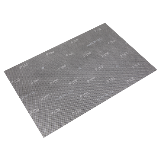 Worksafe&#174; 12 x 18" Mesh Orbital Screen Sheets 100Grit - Pack of 10