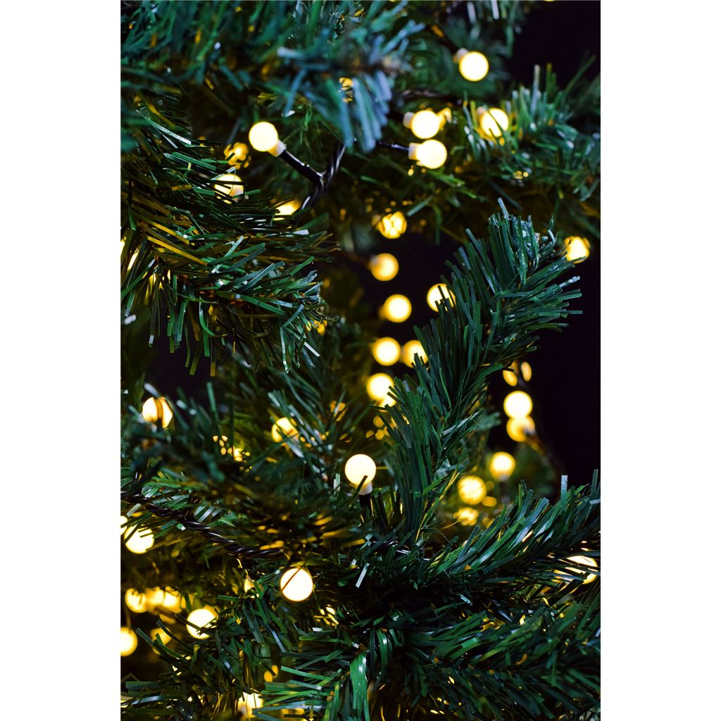 12m Mini Warm White Berry Lights - 10mm WW & Remote