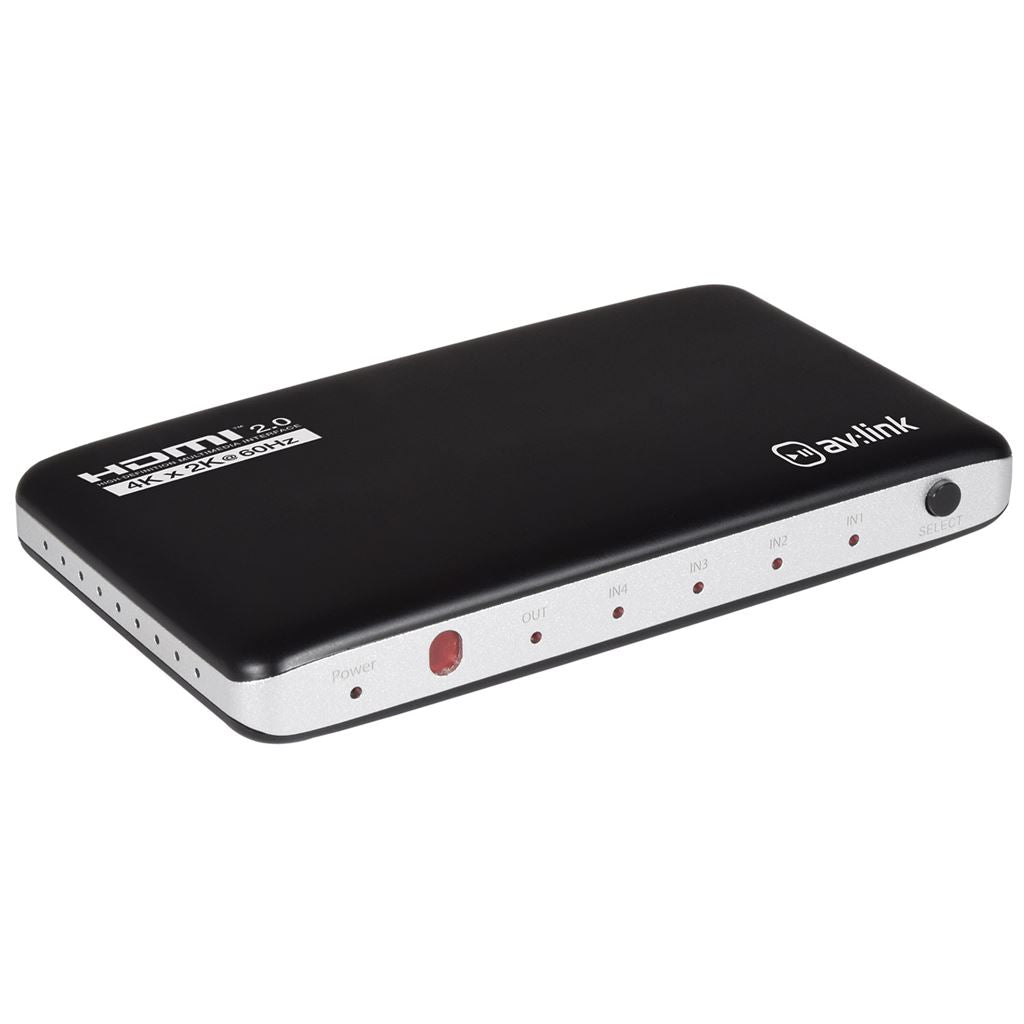 4K HDMI Switch with Remote Control - 4x1 - HDM41v2.0