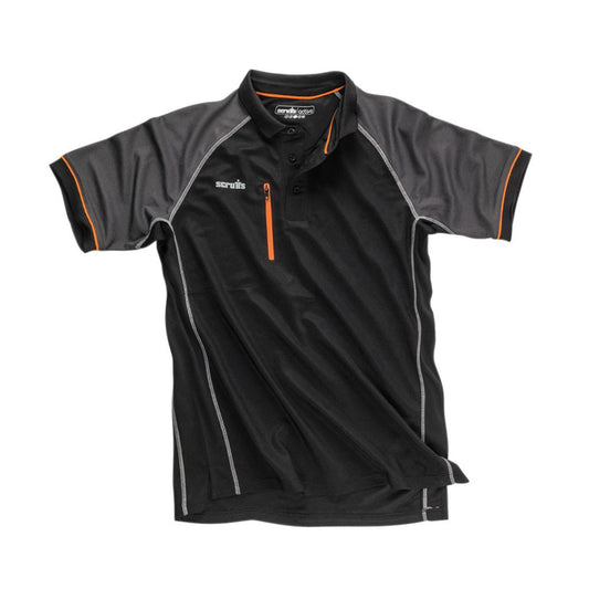 Scruffs Trade Active Polo Black - XL