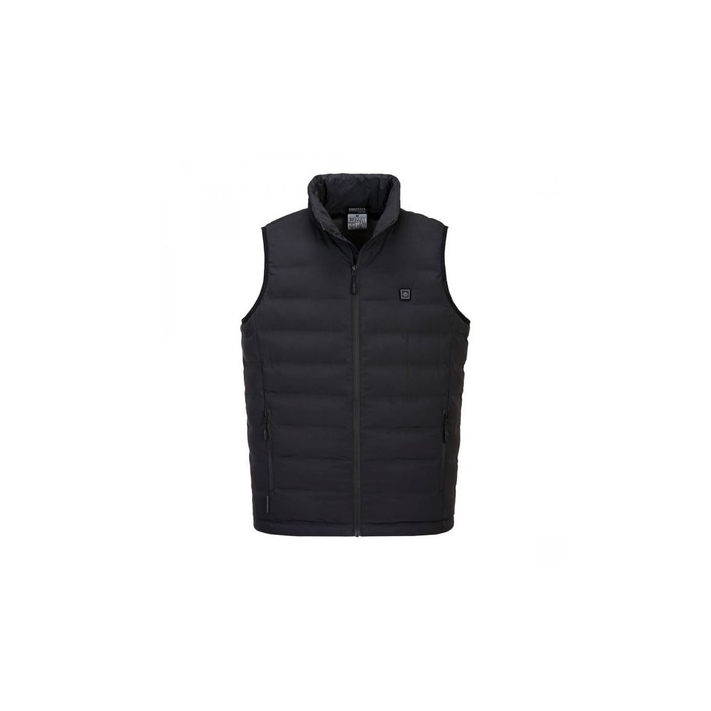 S549 - Ultrasonic Heated Tunnel Bodywarmer Black - 2XL