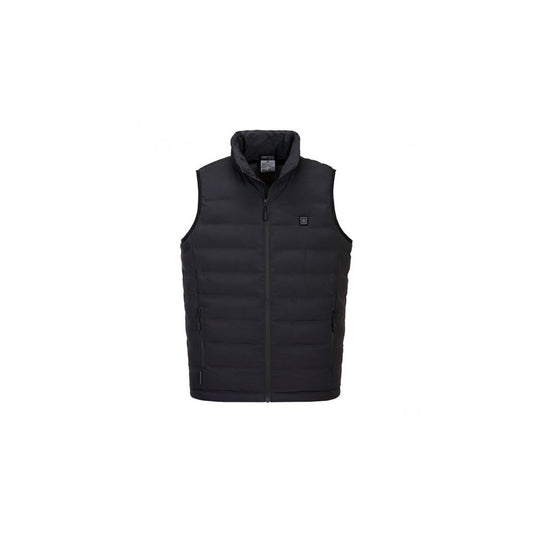 S549 - Ultrasonic Heated Tunnel Bodywarmer Black - 2XL