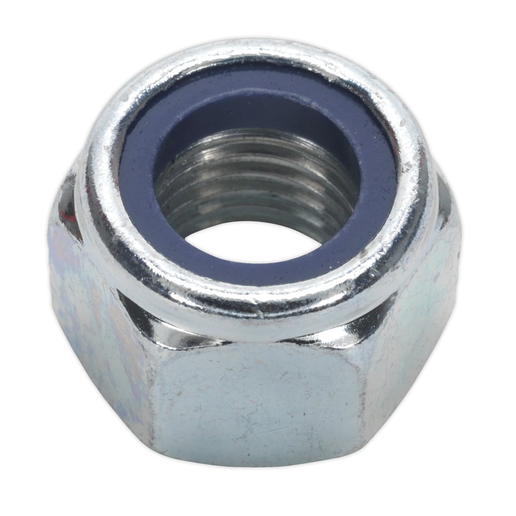 Zinc Plated Nylon Locknut M16, DIN 982 - Pack of 25