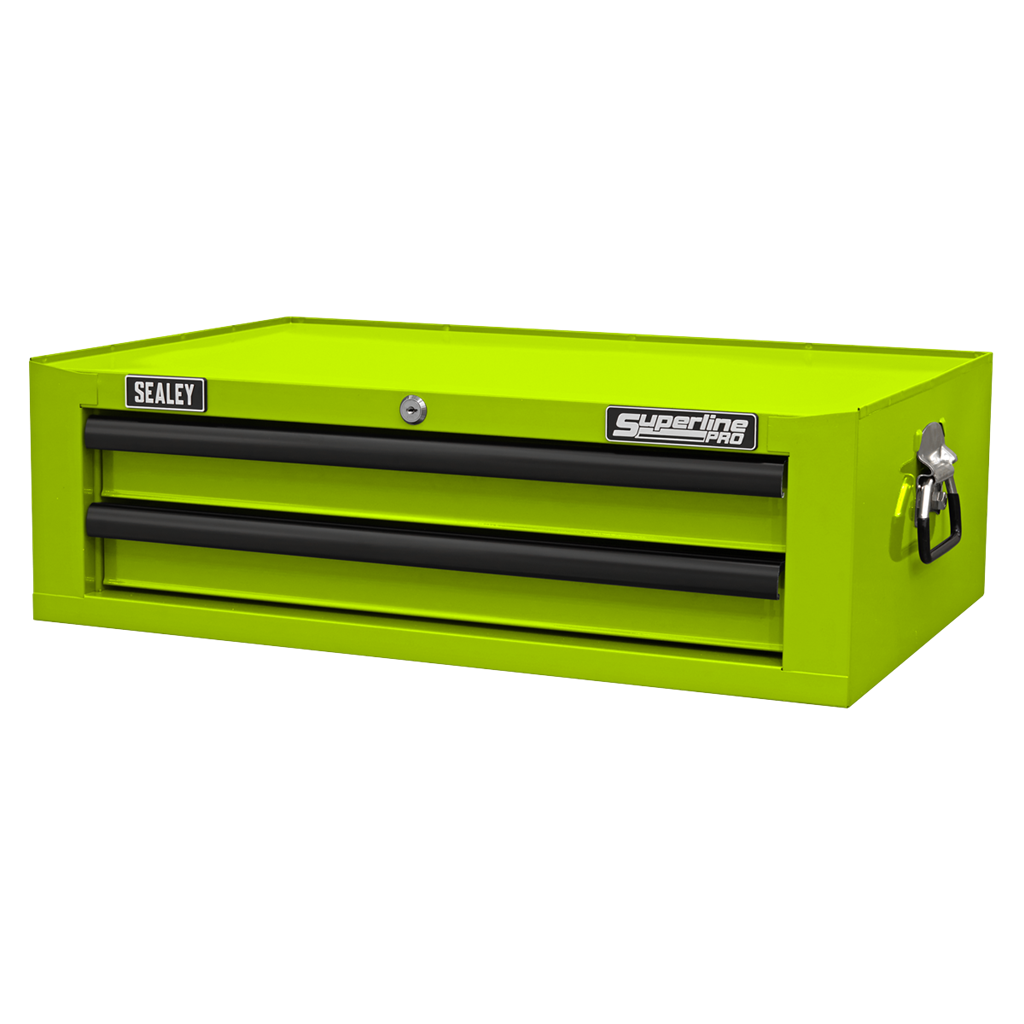 Mid-Box 2 Drawer with Ball-Bearing Slides - Green/Black