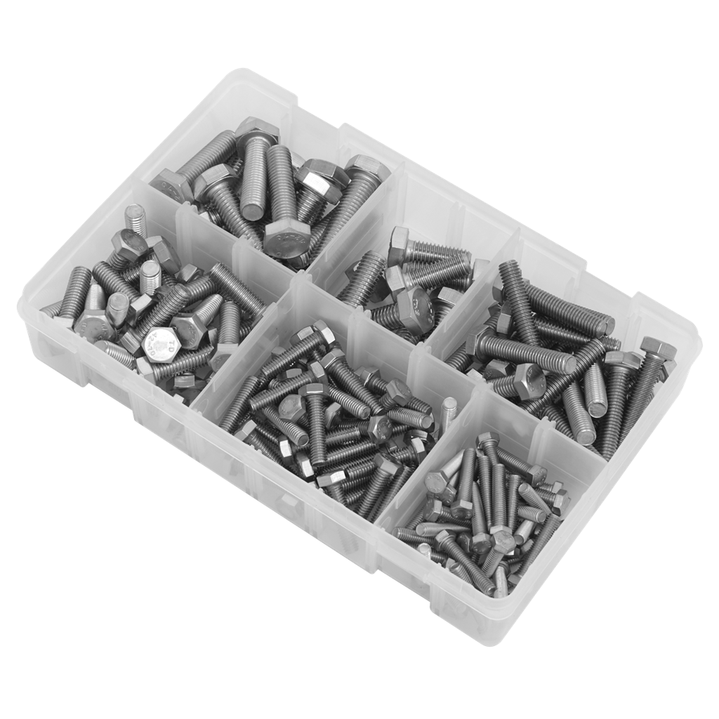 Stainless Steel Setscrew Assortment 150pc M5-M10