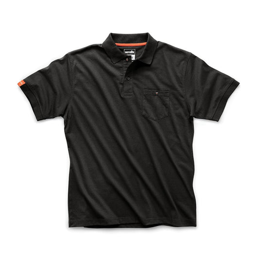 Scruffs Eco Worker Polo Black - XXXL