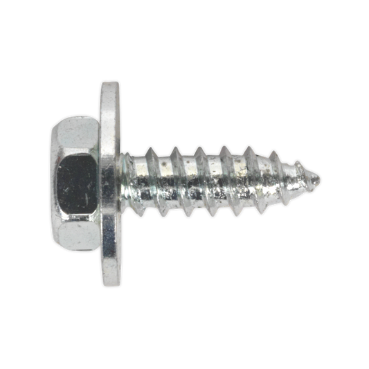 Zinc Plated Acme Screw with Captive Washer M8 x 1/2" - Pack of 50