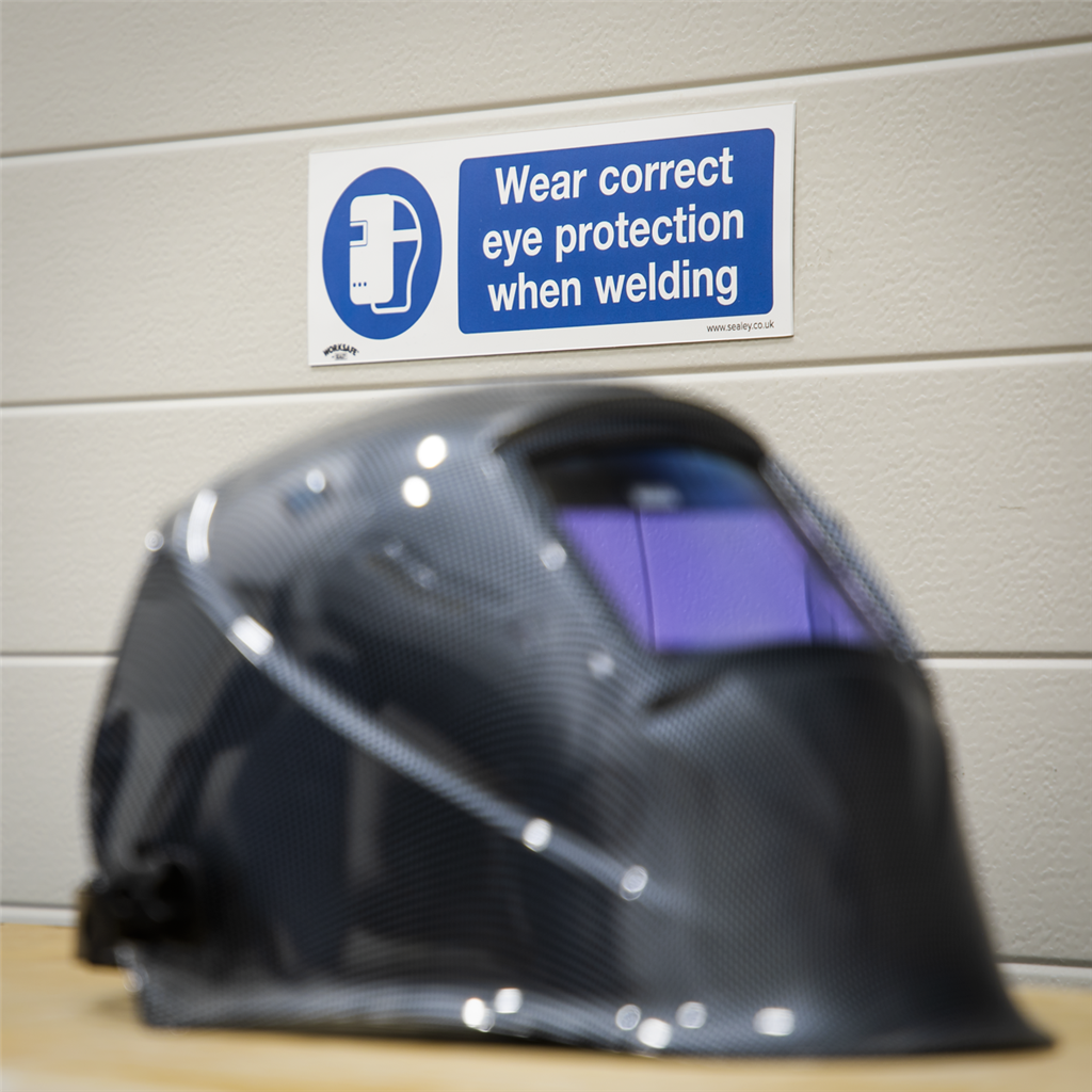 Worksafe&#174; Wear Eye Protection When Welding Safety Sign - Rigid Plastic