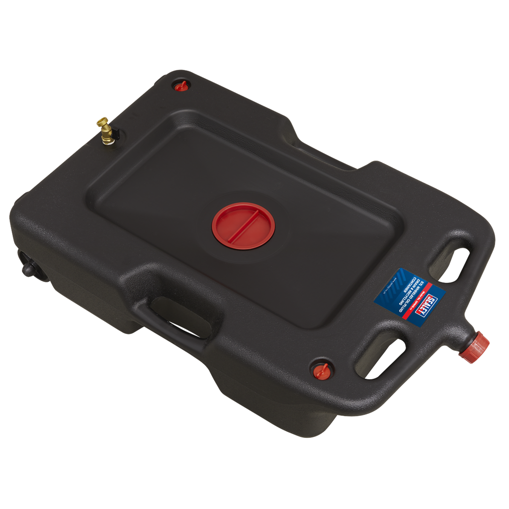 Oil/Fluid Drain & Recycling Container with Wheels 57L
