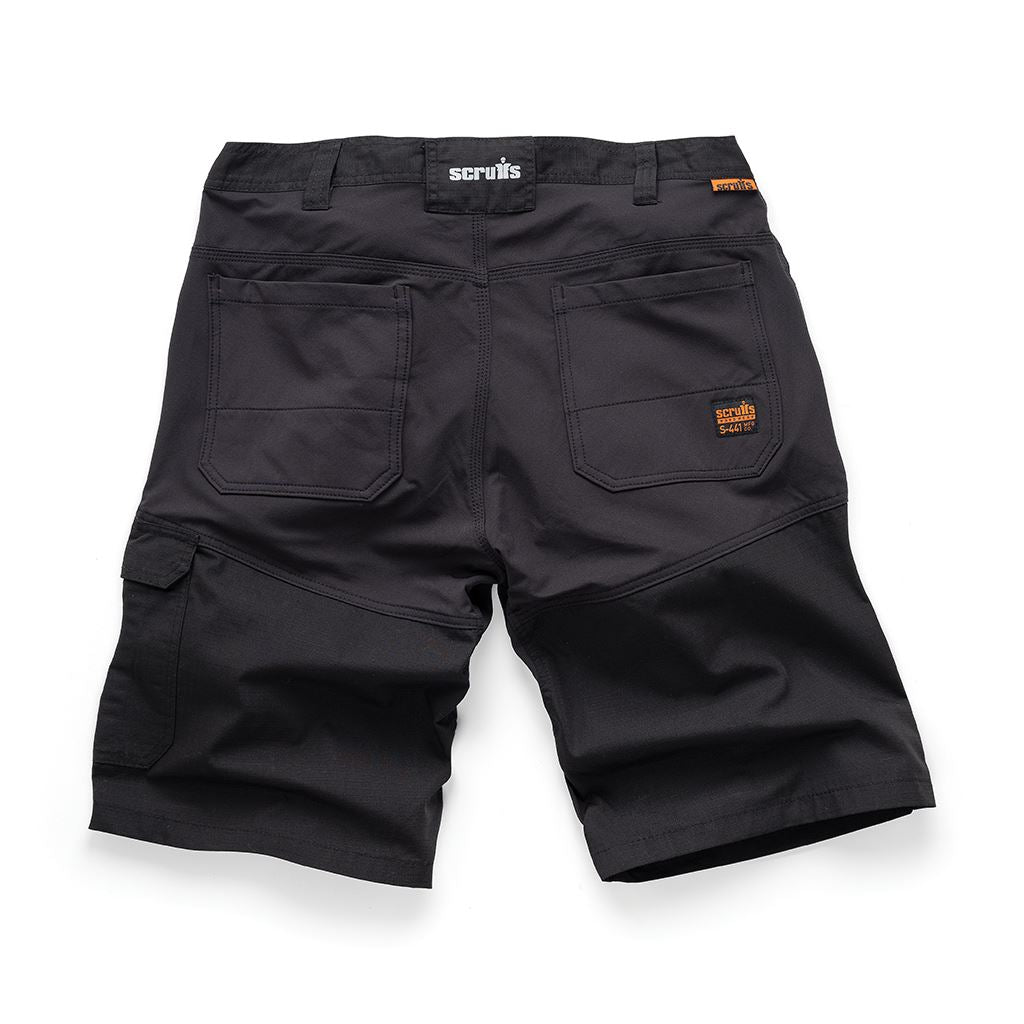 Scruffs Trade Flex Shorts Black - 40" W