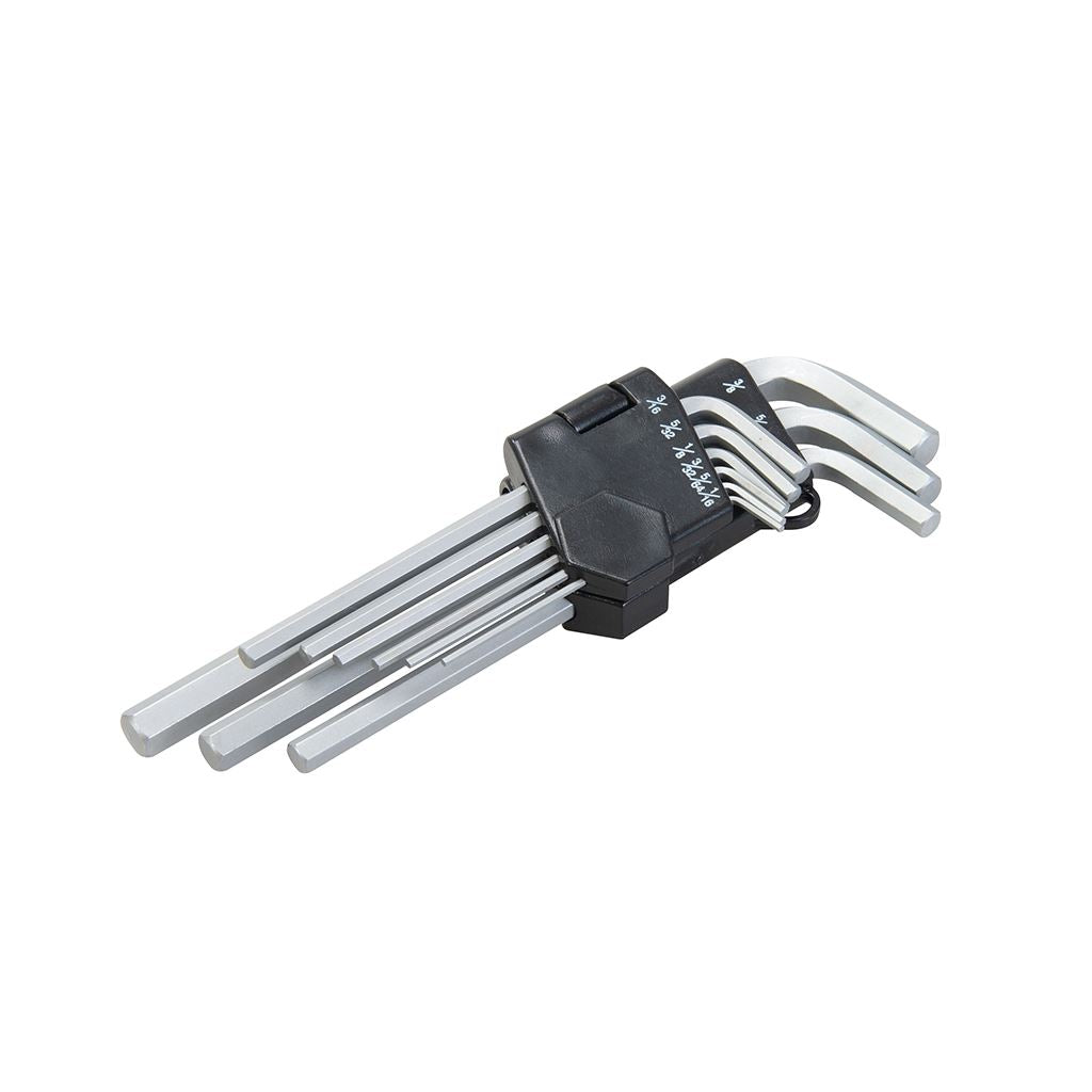 King Dick Hex Key Long Set AF 9pce - 1/16" - 3/8"