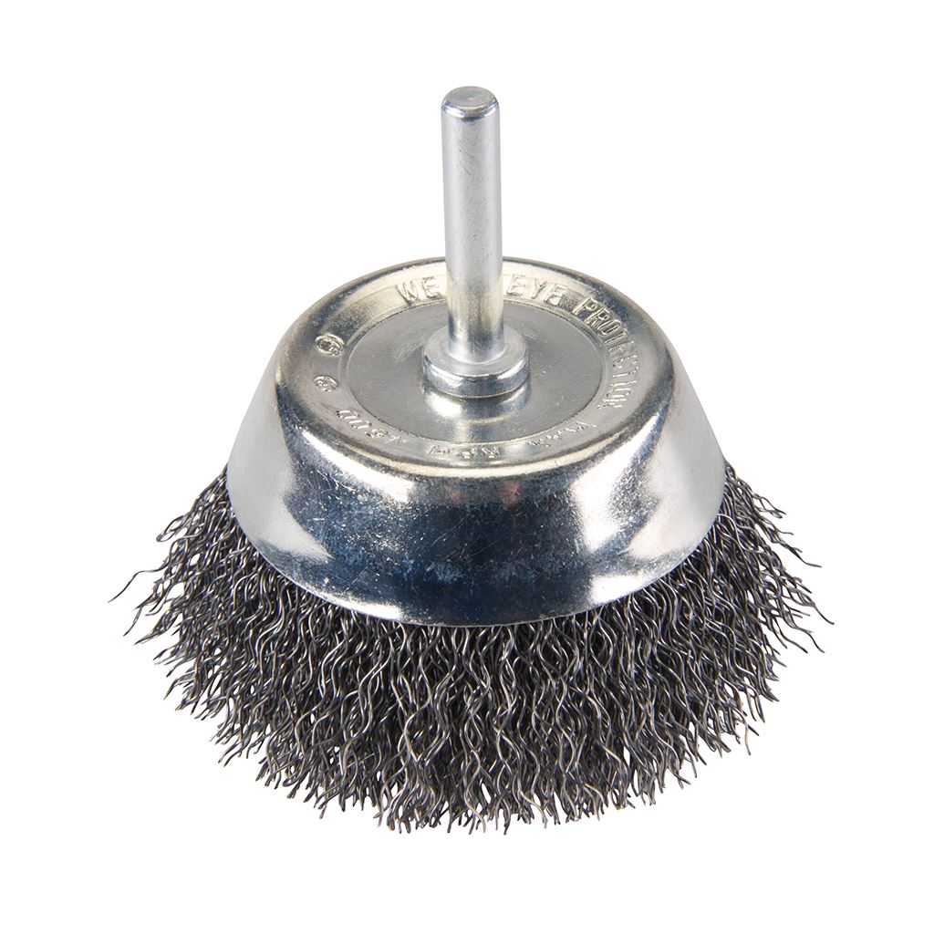 Silverline Rotary Steel Wire Cup Brush - 75mm