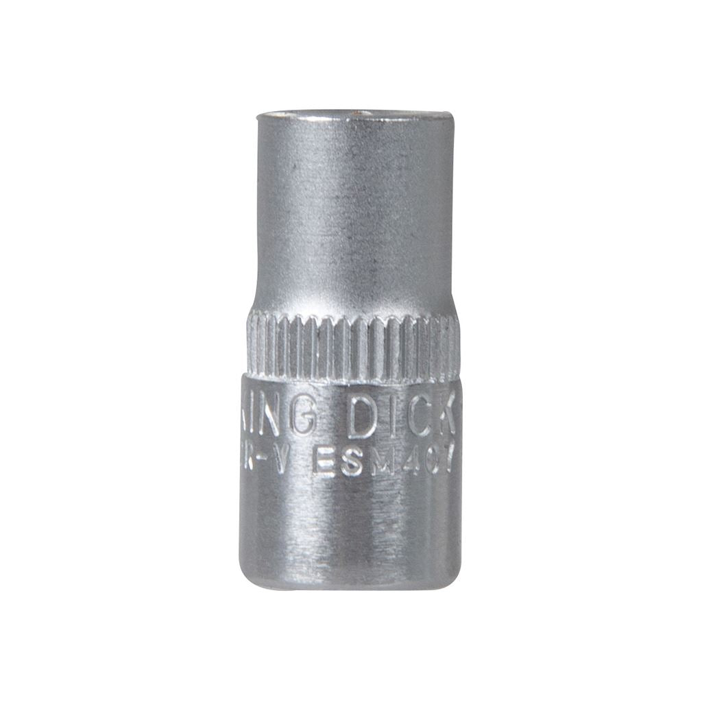 King Dick Socket SD 1/4" Metric 6pt - 7mm