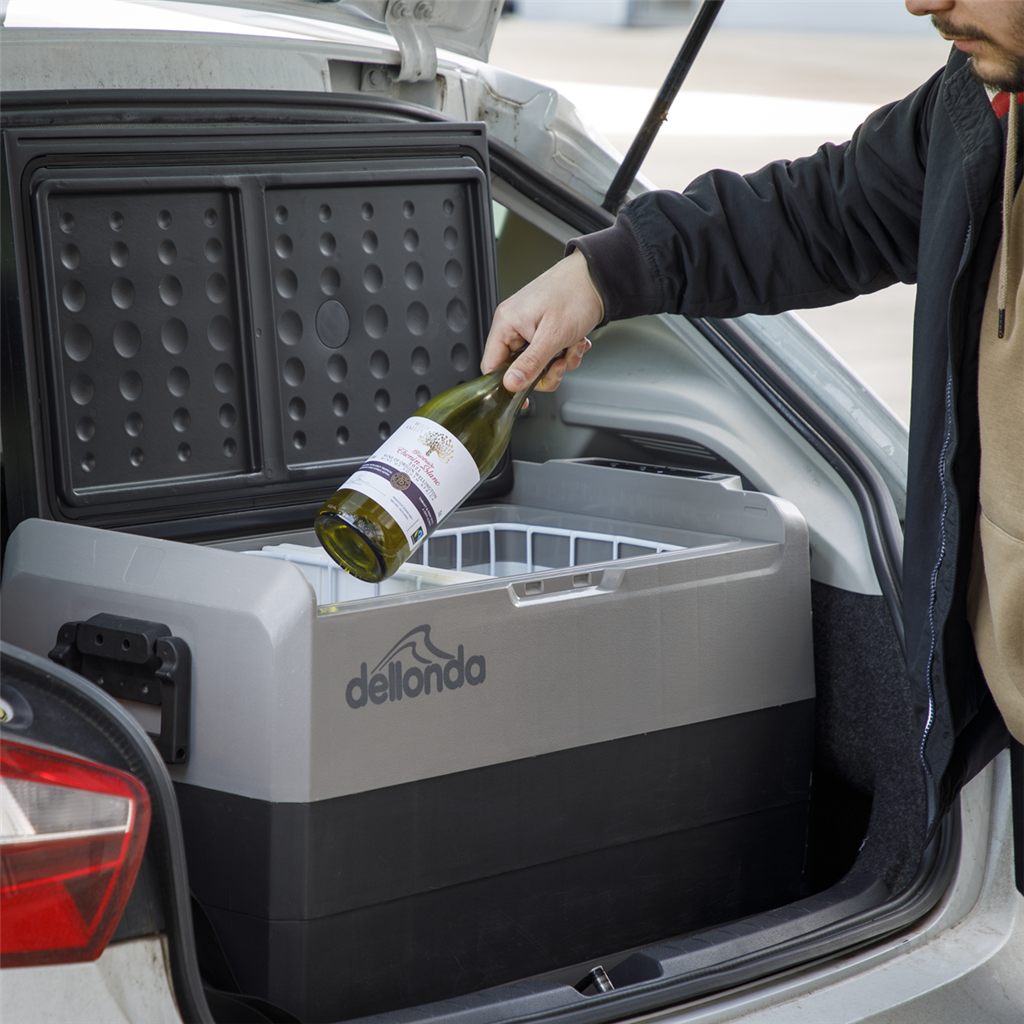 Dellonda Portable Fridge Freezer/Cool Box with LED Display 50L