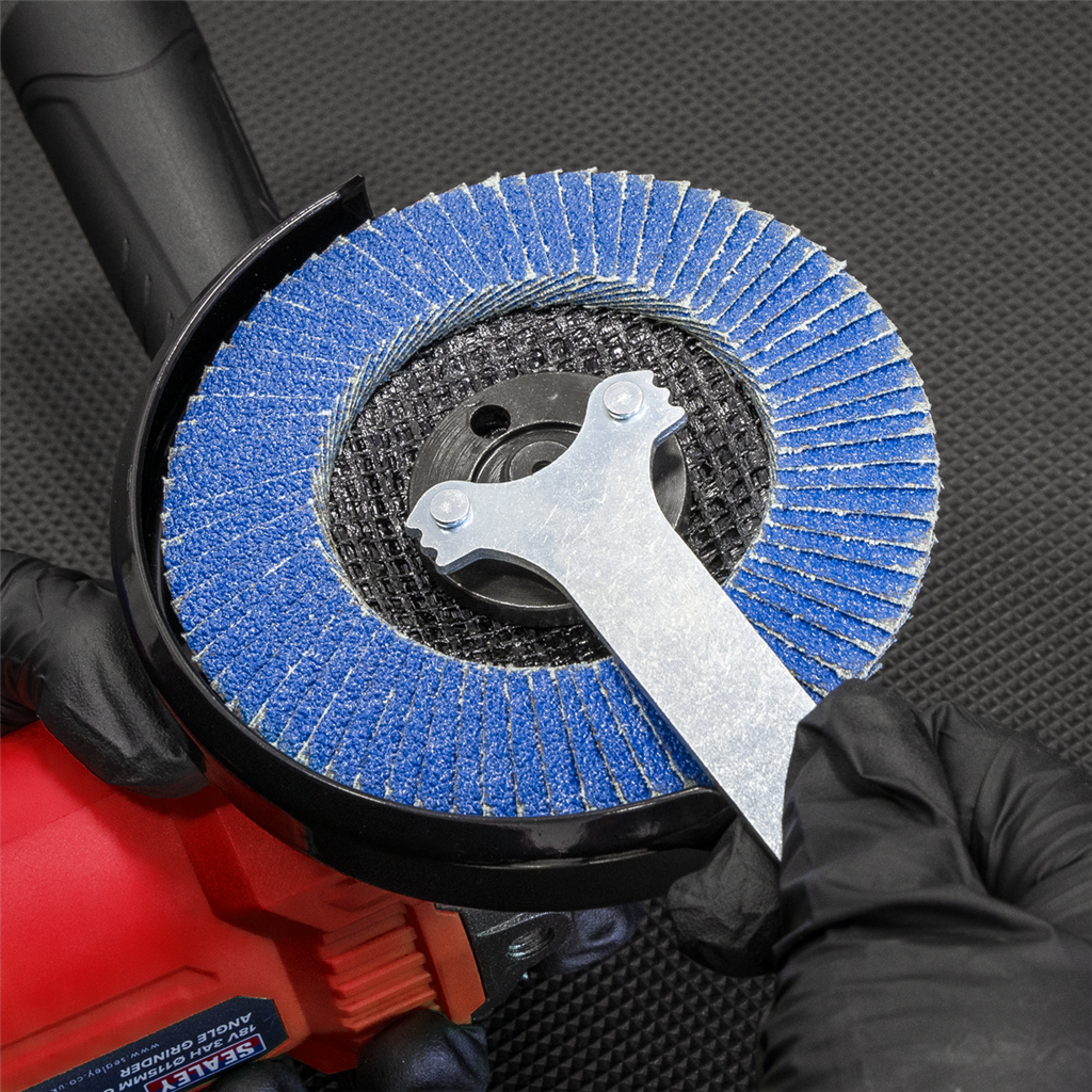 115mm Cordless Angle Grinder 18V 3Ah - Red