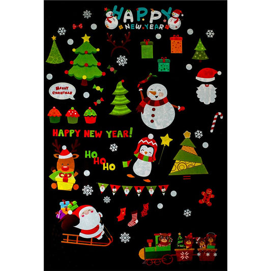 Xmas Haus Christmas Window Themed Sticker set of 78