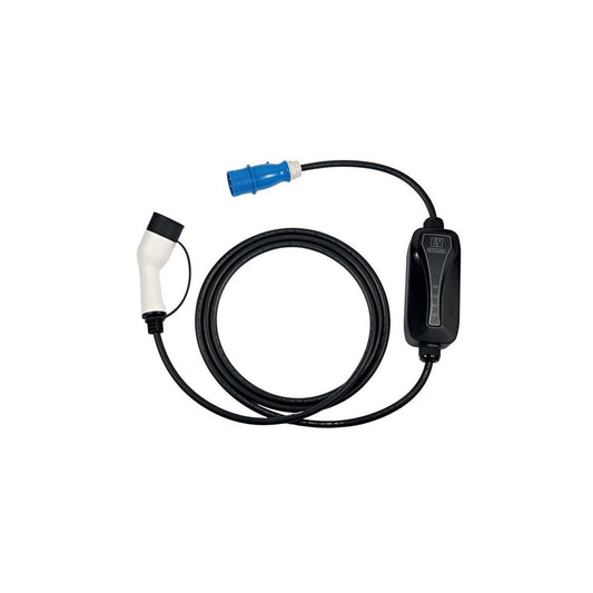 EV Charging Cable - T2 FEMALE to 32A  Commander- W/CONTROLLER 5M