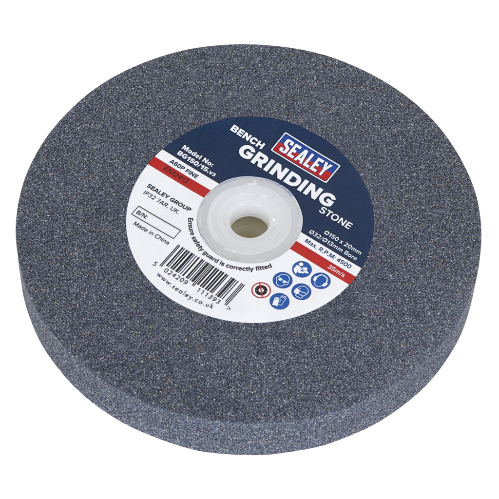 150 x 20mm Grinding Stone 32(13)mm Bore - A60P Fine