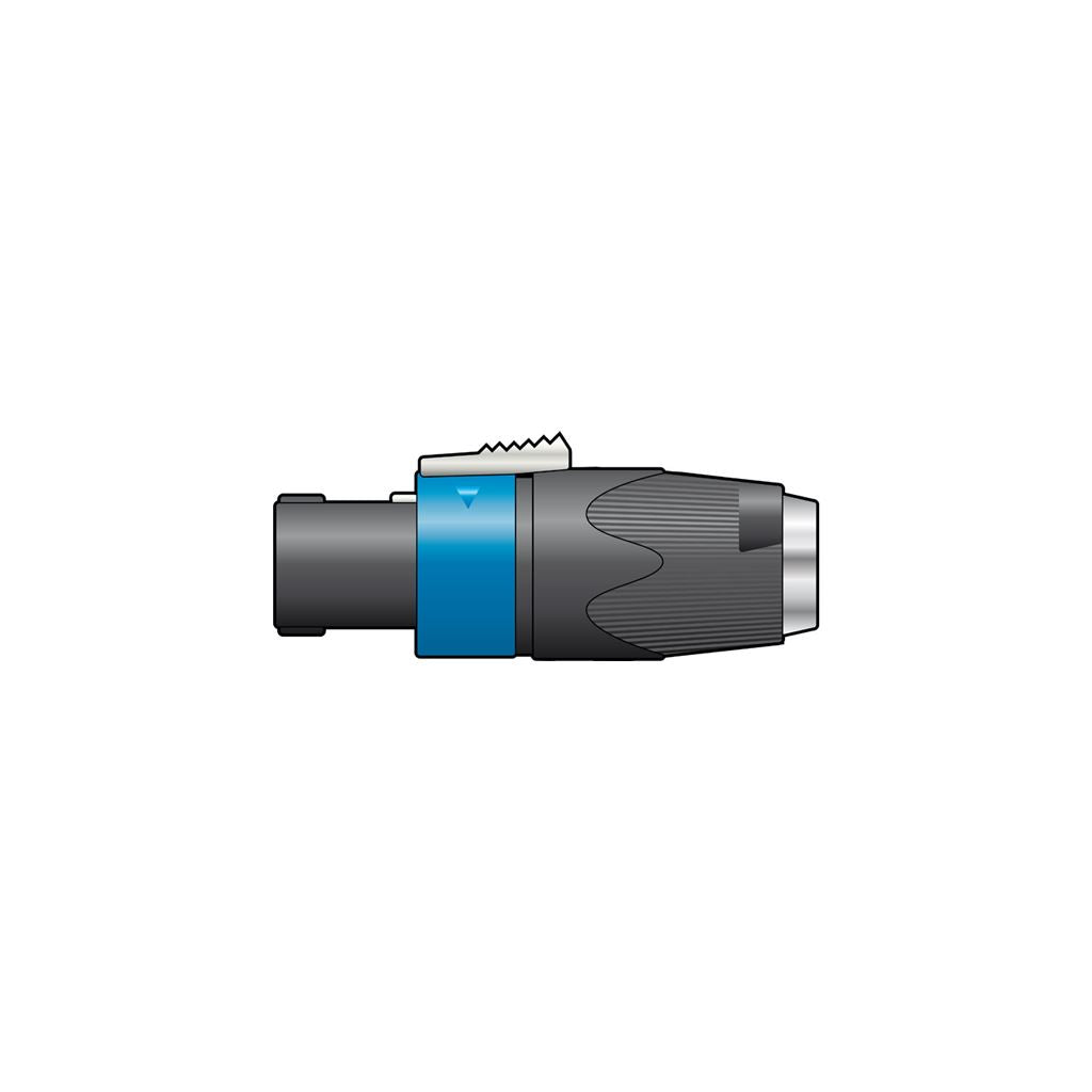 &#174; NA4LJX Speakon to Jack Adaptor - 4-pin, 6.3mm mono