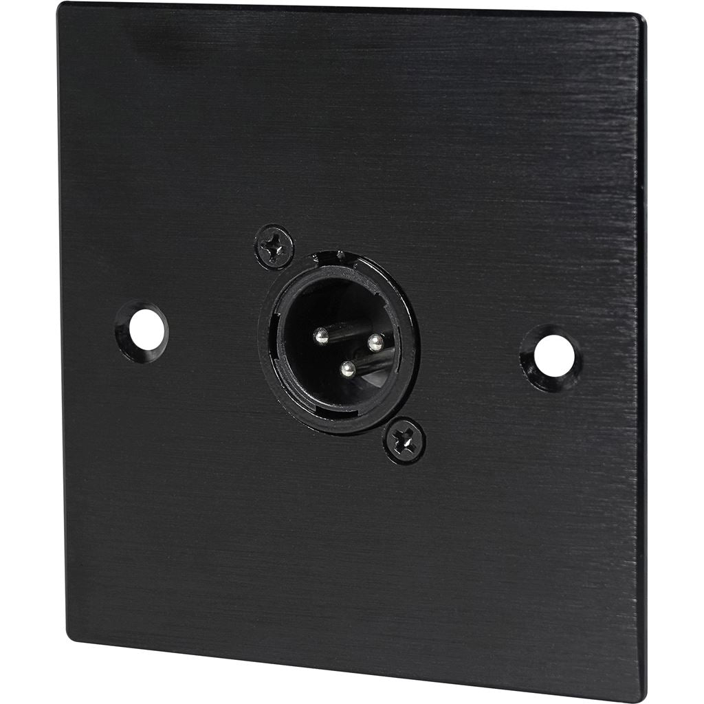 1 x Male XLR Wall Plate