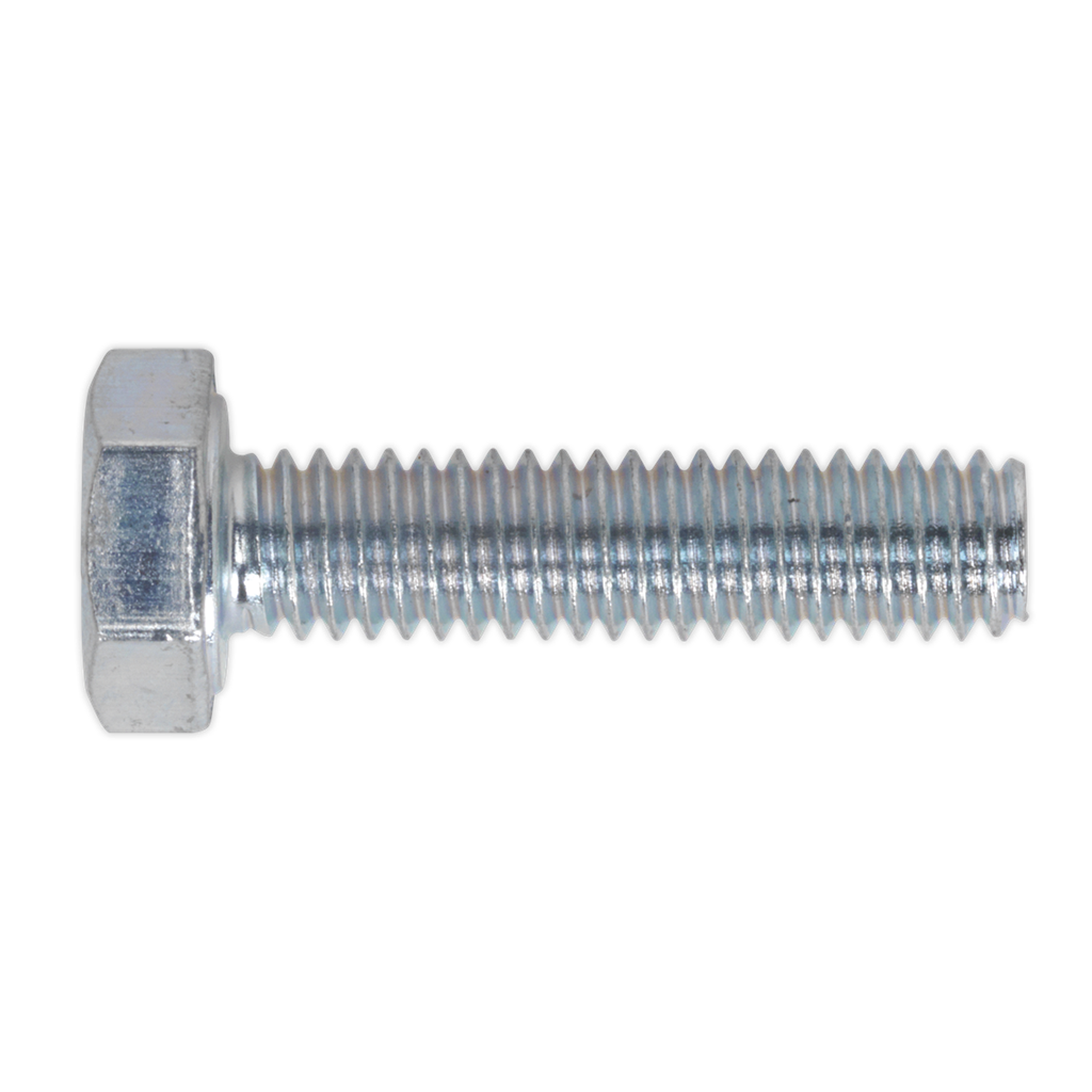 8.8 Zinc Plated HT Setscrew M4 x 10mm, DIN 933 - Pack of 50