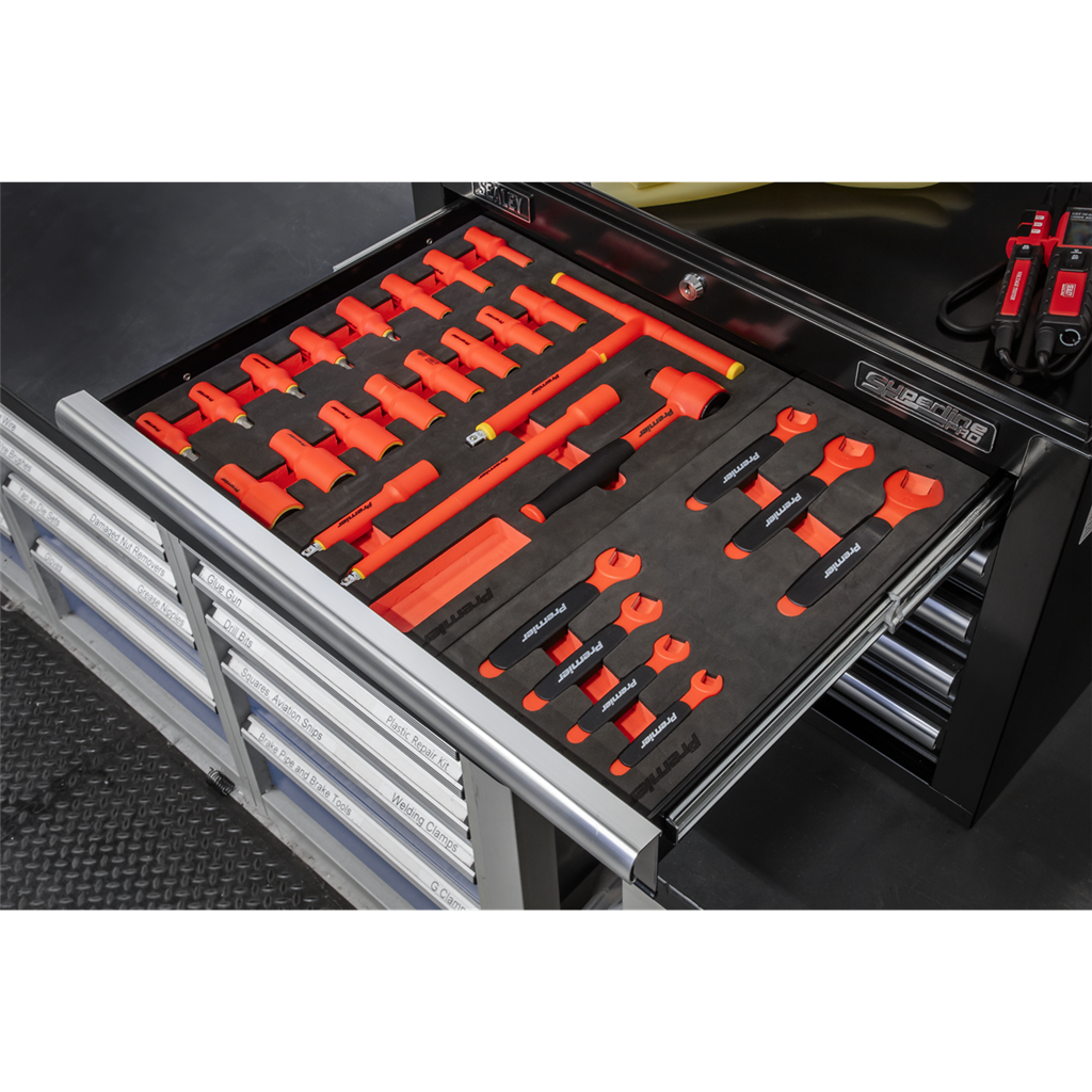 63pc Insulated Tool Kit with 5 Drawer Topchest