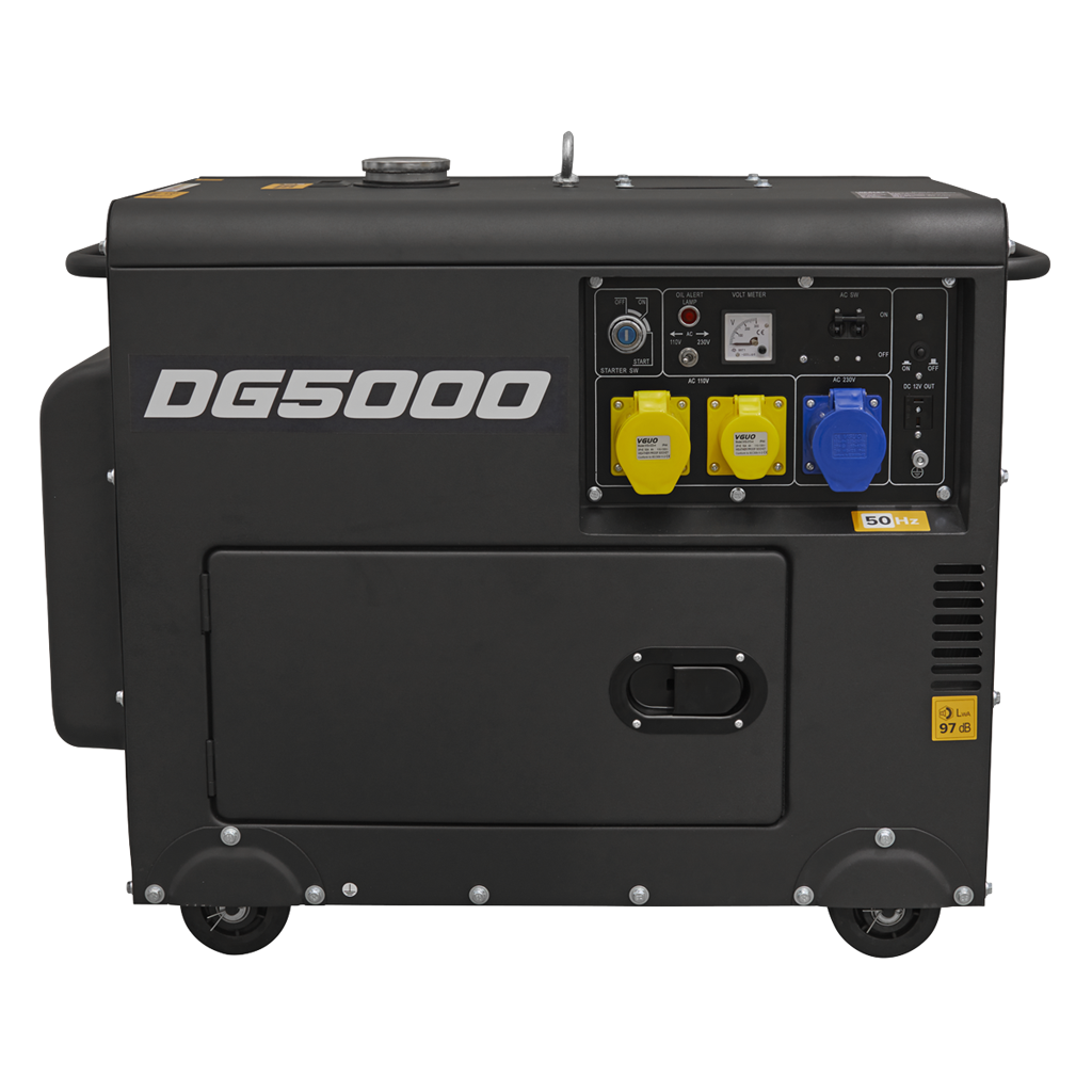 5000W Generator 4-Stroke Engine 110/230V