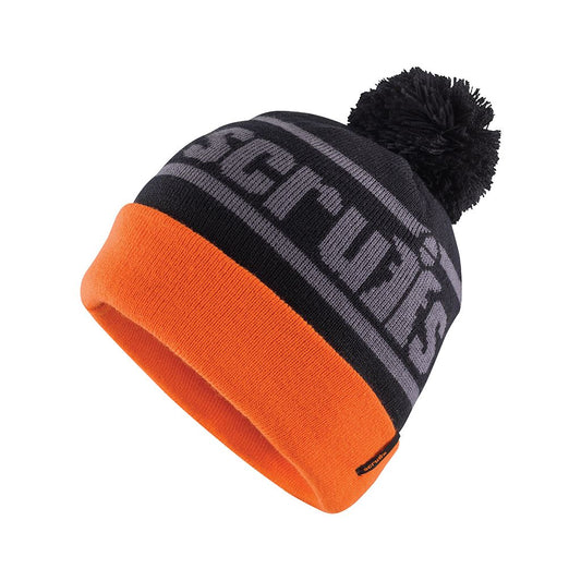 Scruffs Trade Bobble Hat - Black/Orange