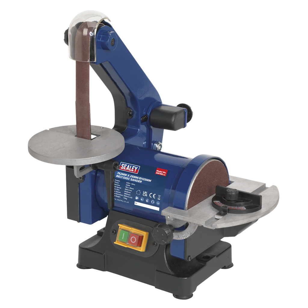 25 x 762mm Belt/125mm Disc Sander 250W/230V