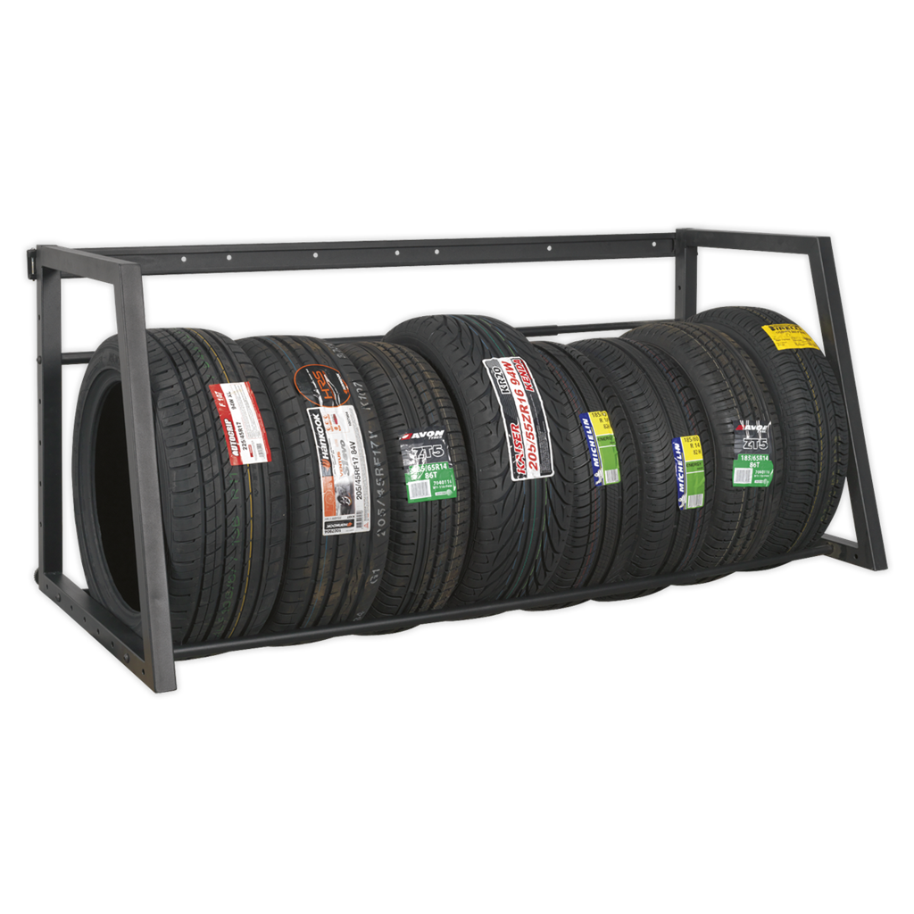 Wall or Floor Mounting Extending Tyre Rack