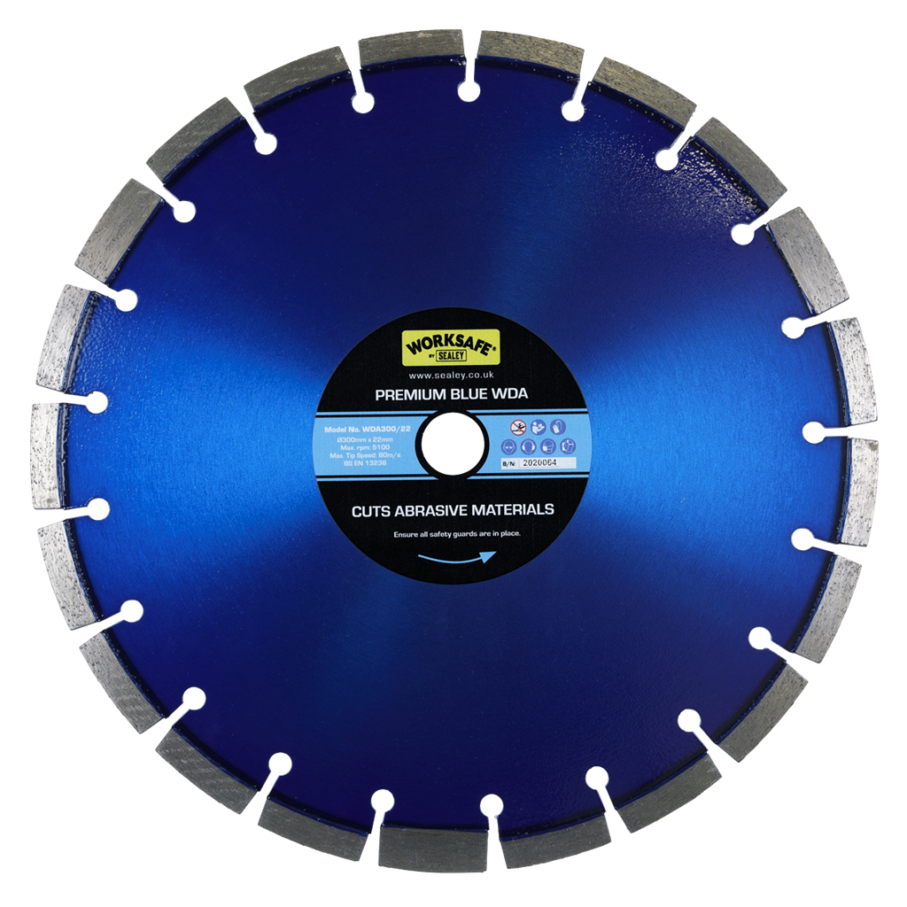 Worksafe&#174; Premium Blue WDA Diamond Blade 300 x 22mm