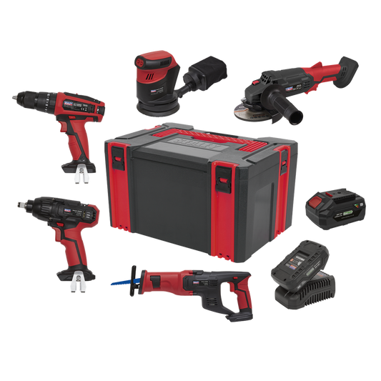 5 x SV20 Series Cordless Tool Combo Kit 20V - 2 Batteries