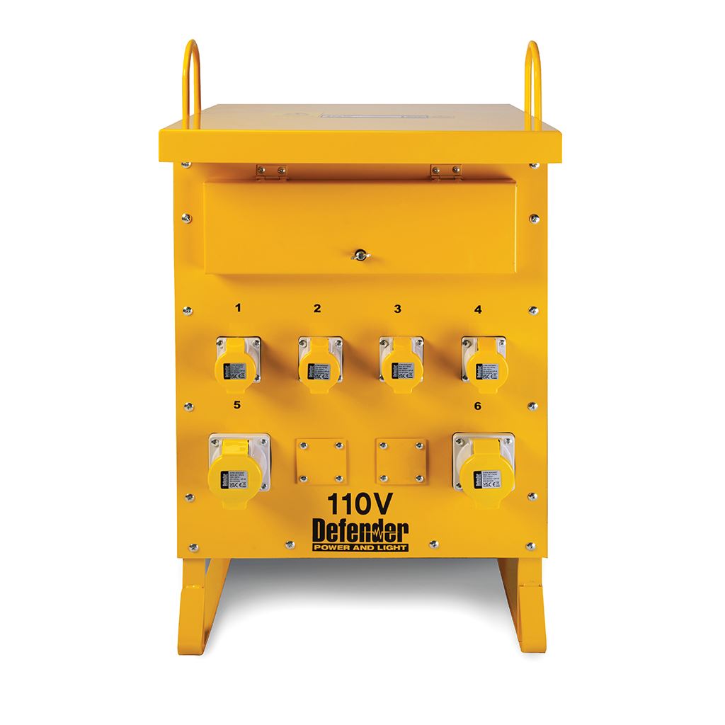 Defender 10kVA 3-Phase Transformer 16A/32A - 110V