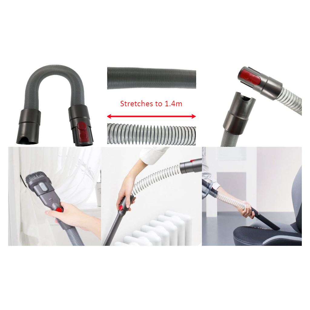 Dyson Compatible Flexible Extension Hose Assembly – Fits V7, V8, V10, V11, SV10 & SV11 Cordless Vacuum Cleaners | by Ufixt