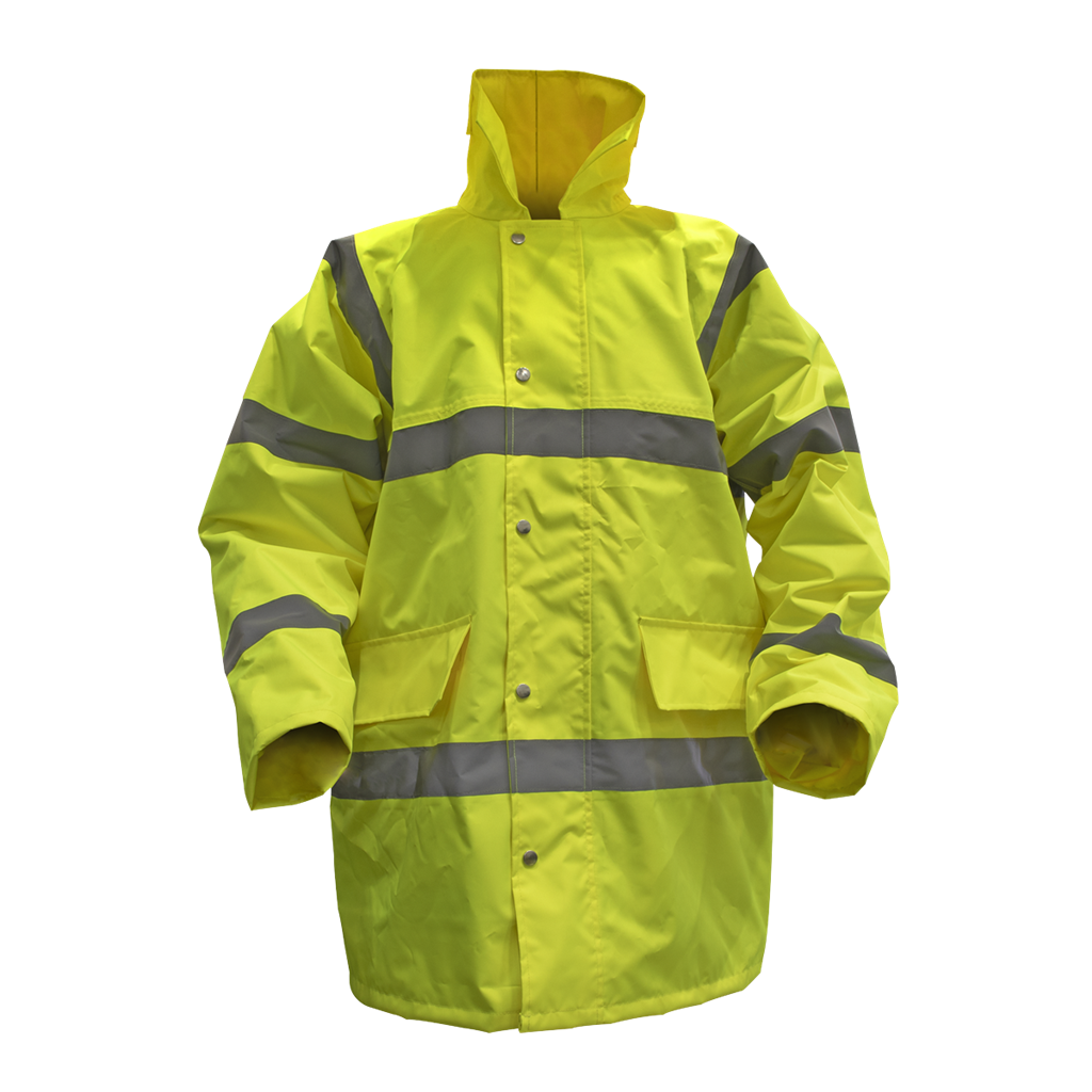 Worksafe&#174; Hi-Vis Yellow Jacket with Quilted Lining - Large