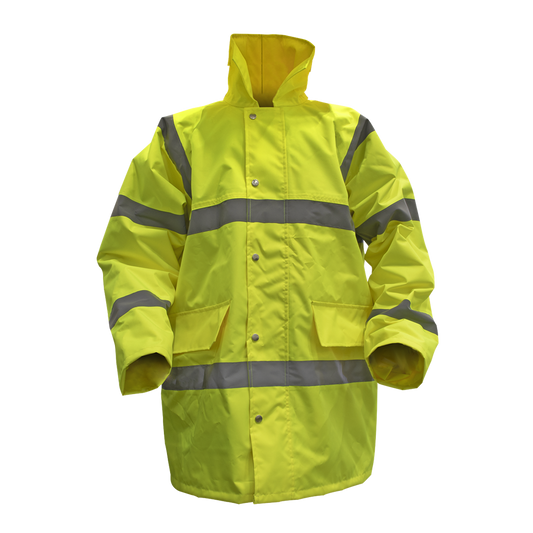 Worksafe&#174; Hi-Vis Yellow Jacket with Quilted Lining - Large