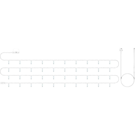 Eagle Connect LED String Lights With White Rubber ip65 Warm White