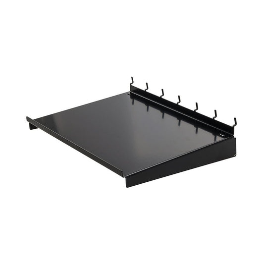 Silverline Shelf 300mm 4pk - Black