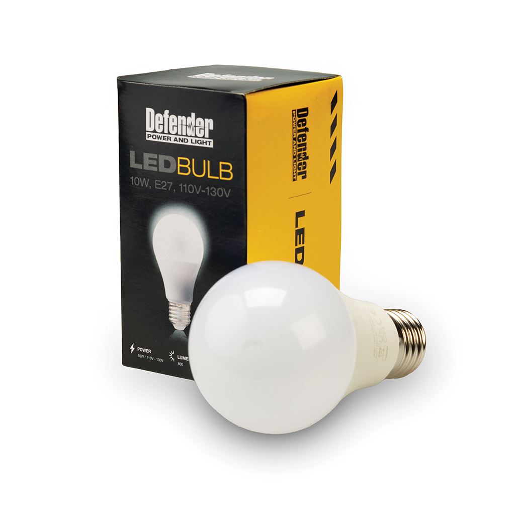 Defender LED 10W Bulb ES (10S) 10pk - 110V