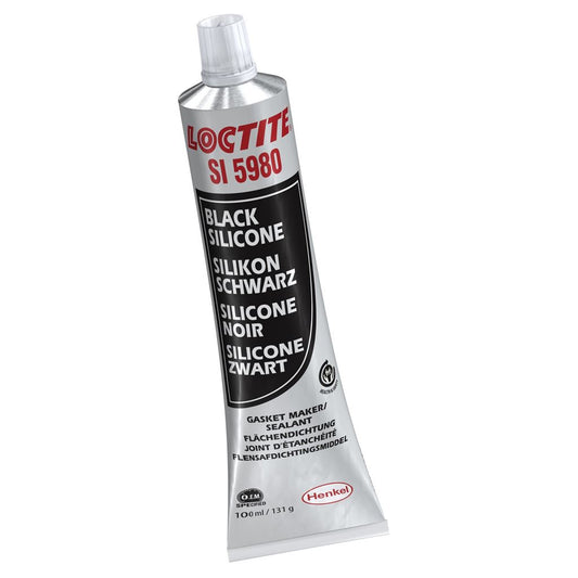 Loctite SI5980 Silicone Flange Sealant - Black - 100ml