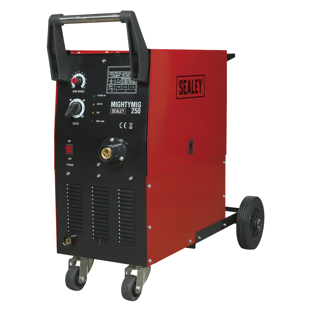 Professional Gas/Gasless MIG Welder with Euro Torch 250A