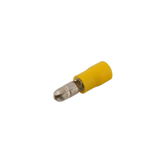 Wiring Connectors - Yellow - Female Bullet - 5.0mm - Pack Of 100