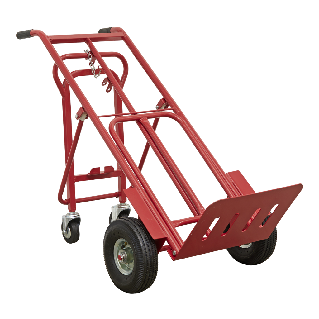 3-in-1 Sack Truck with Pneumatic Tyres 250kg Capacity