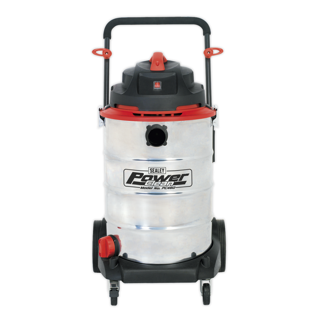 60L Vacuum Cleaner Wet & Dry Stainless Steel Drum 2400W/230V